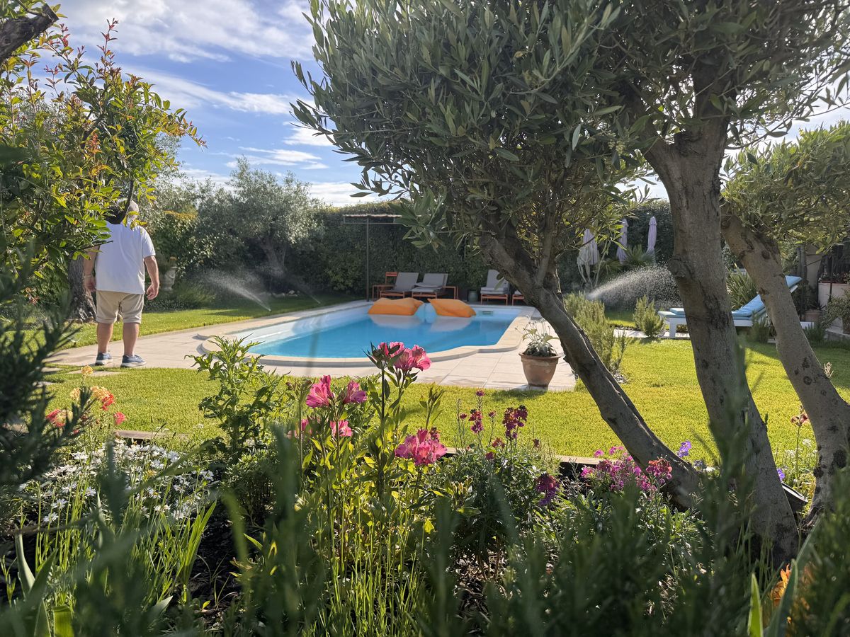 La Bastide des Romarins, jardin