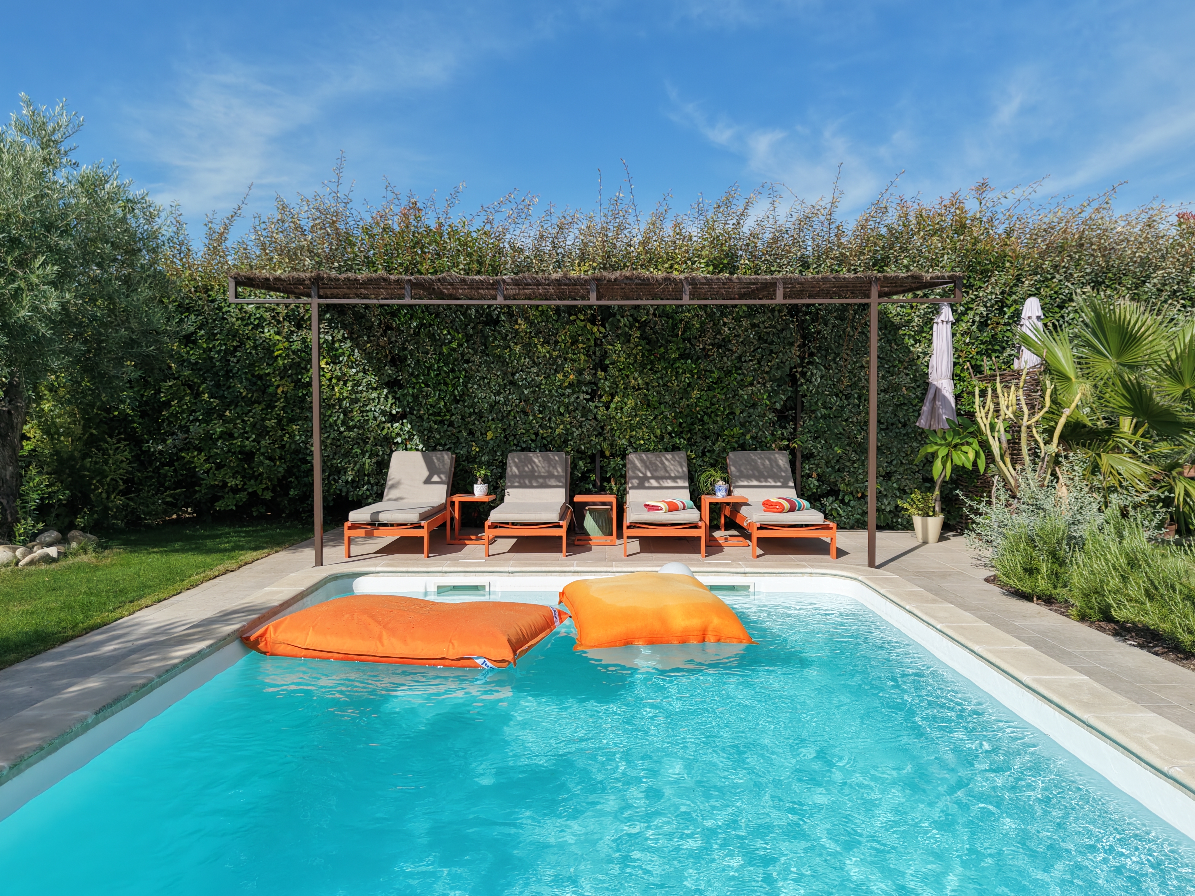Pool and garden